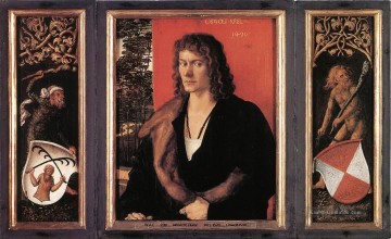 Albrecht Dürer Werke - Bildnis Oswolt Krel voll Nothern Renaissance Albrecht Dürer